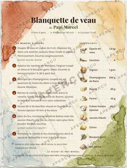 Blanquette de veau