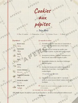 Cahier de famille